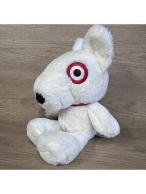 Bullseye Bull Terrier Dog Plush 16" Target Brand Stuffed Animal Mascot 2023